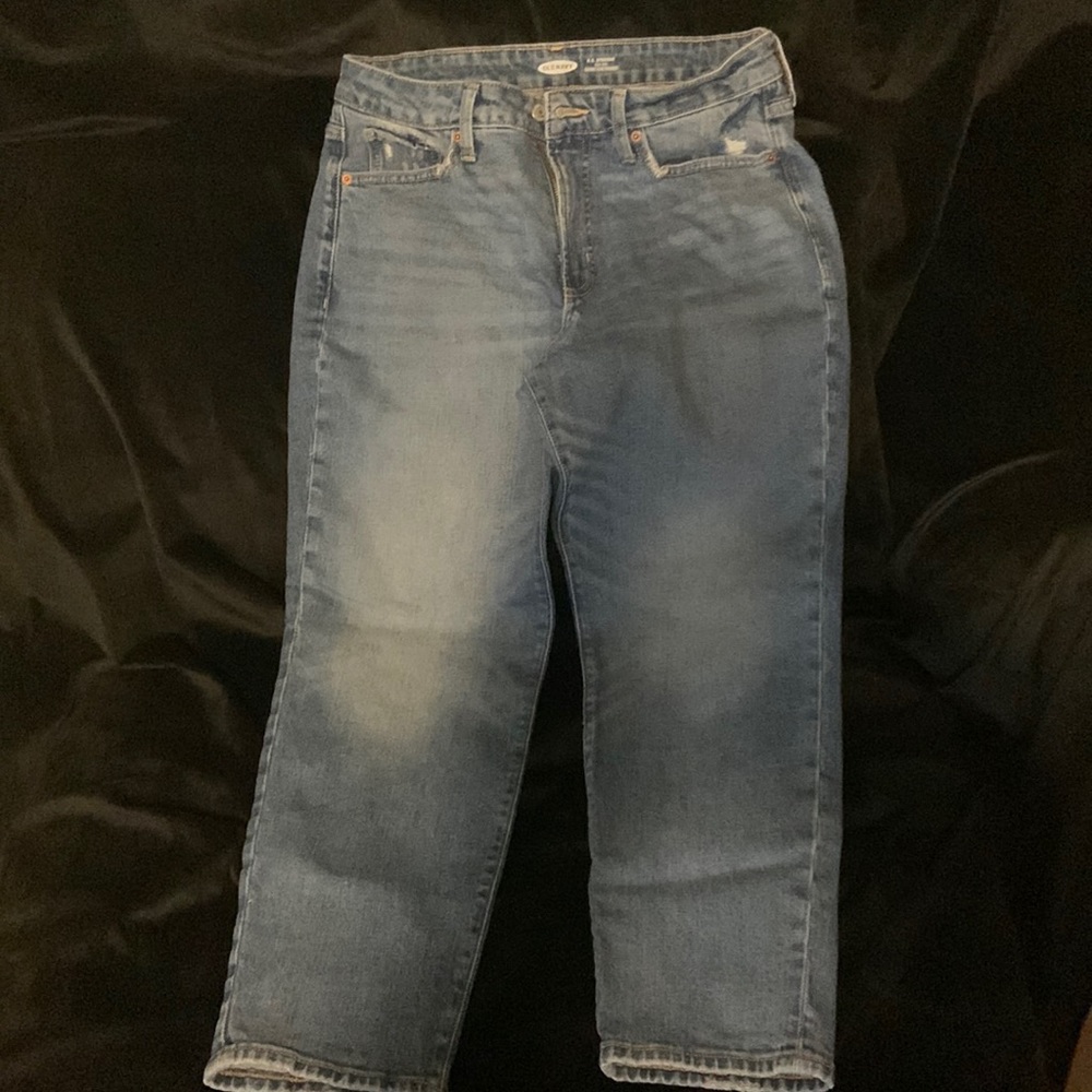 Women’s Old Navy O. G. Straight High Rise Jeans Size 10 Petite